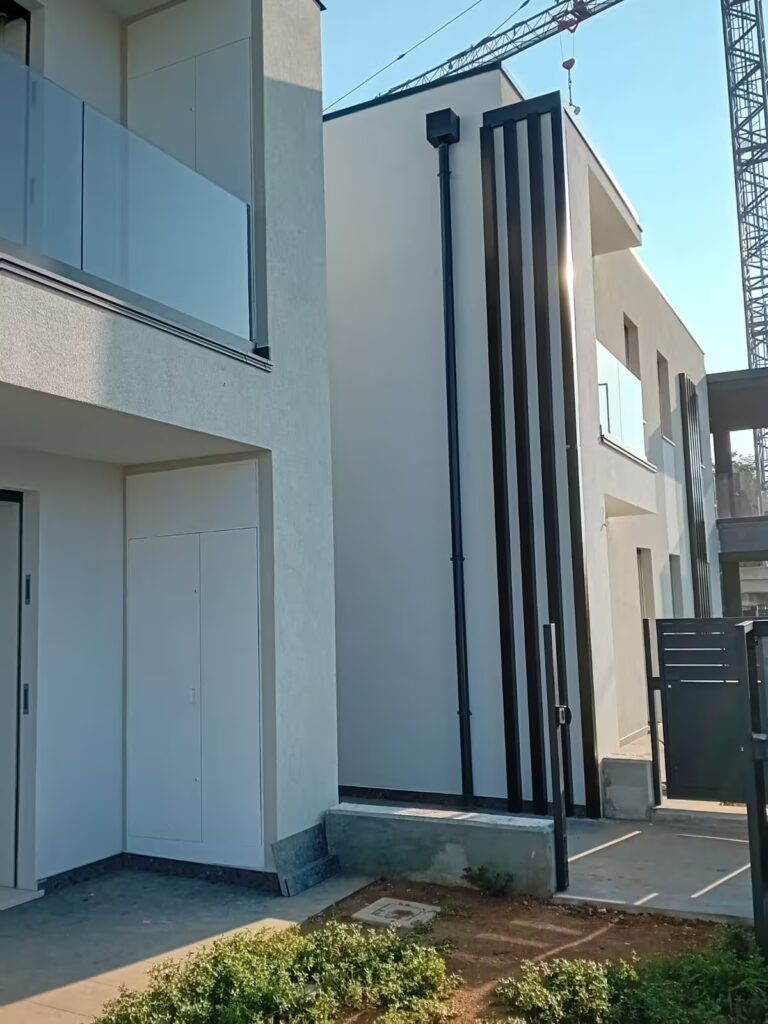 Facciata e Parapetti per un nuovo Complesso Condominiale a Verona 4 Facciate complesso condominiale nuova costruzione 2
