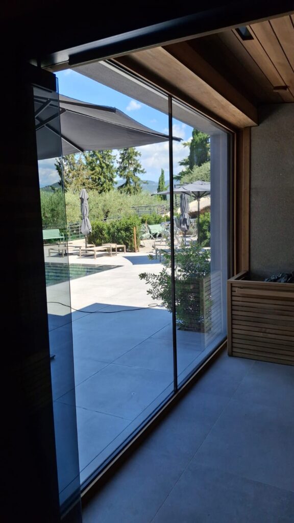 Design Termico e Naturale – Vetrata per Sauna in una Villa in Valpolicella 1 Sauna Villa Valpolicella 5